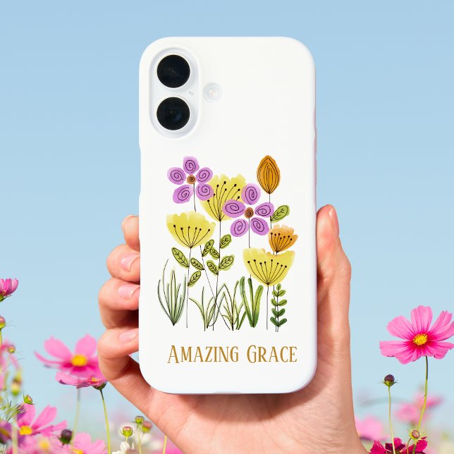 Phantastische Grace-Wildblumen iPhone 16 Hülle (Amazing Grace Wildflowers Case-Mate iPhone Case)