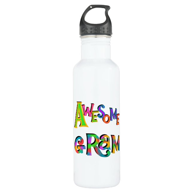 Phantastische Gram-T - Shirt und Trinkflasche (Vorderseite)