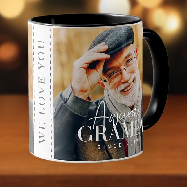 Phantastische Grampa Seit 20XX Einfaches elegantes Tasse (Von Creator hochgeladen)