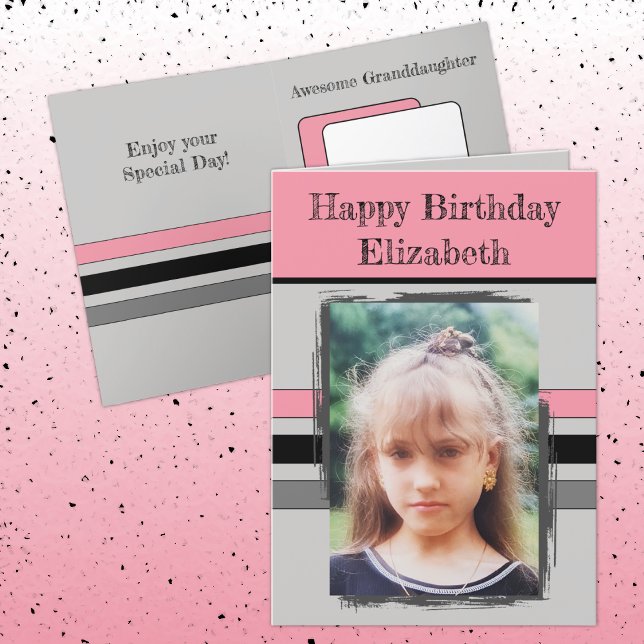 Phantastische Grandtochter zum Geburtstag von Foto Karte (Von Creator hochgeladen)