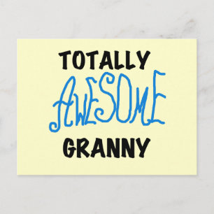 Phantastische Granny Blue Tshirts und Geschenke Postkarte