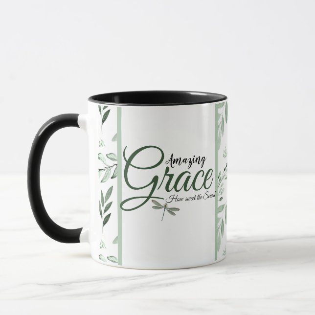Phantastische Grüne Blätter Tasse (Links)