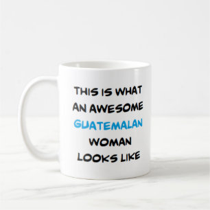 phantastische guatemaltekische Frau Kaffeetasse