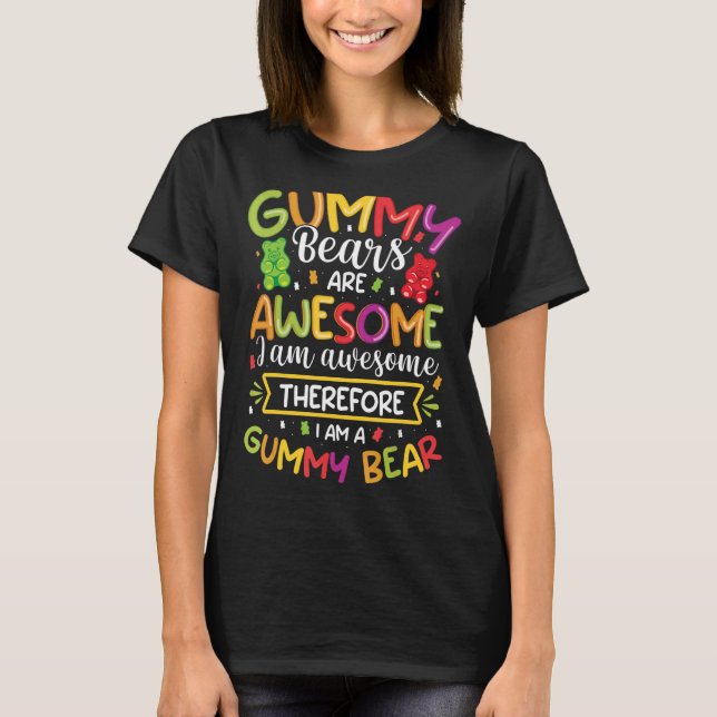 Phantastische Gummy Bären Candy Girls Kind T-Shirt (Vorderseite)