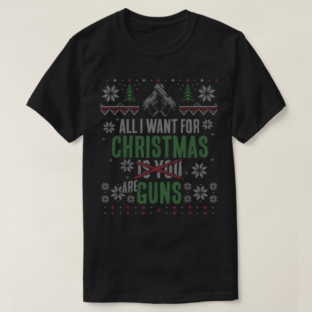 Phantastische, hässliche Weihnachtsgarantien T-Shirt (Design vorne)
