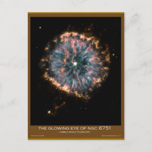 Phantastische Hubble-Weltraumteleskopbilder Postkarte