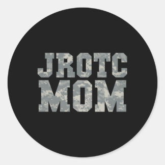 Phantastische Jrotc-Mama für junge junge Mütter Runder Aufkleber