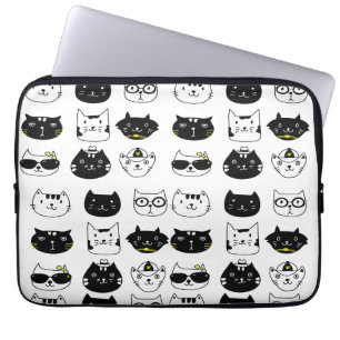 phantastische Katzen Laptop-Ärmel Laptopschutzhülle