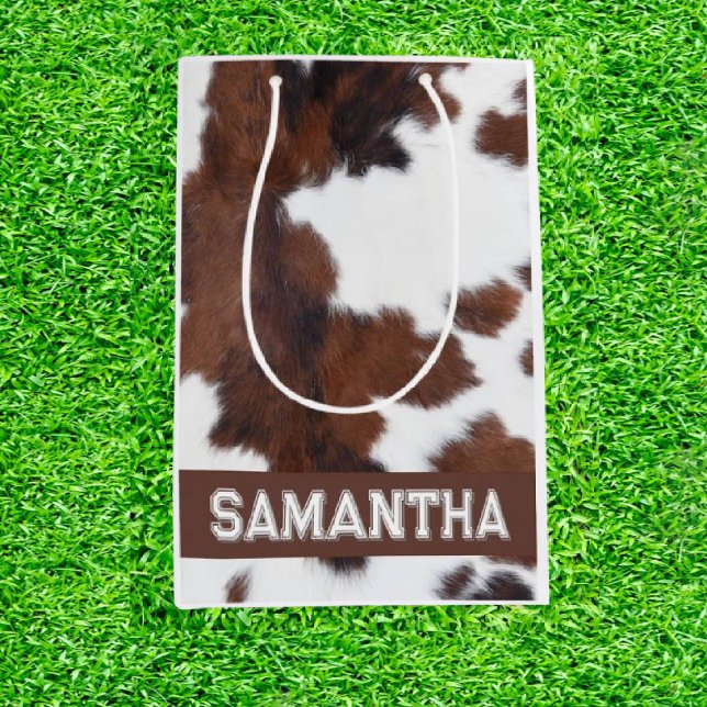 Phantastische Kuhausdruck Mittlere Geschenktüte (Moo-ve Your Game to New Heights!)