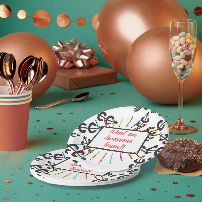 Phantastische länderübergreifende Papiertafel Pappteller (Multi)