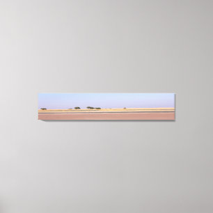 Phantastische Landschaft von Botswana Pans Canvas  Leinwanddruck