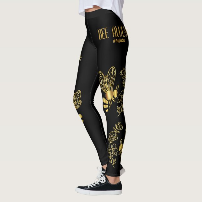 Phantastische Leggings für Schwarze und Goldbeere  (Links)