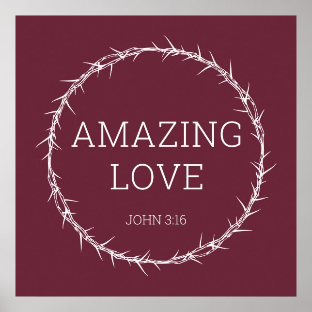 Phantastische Liebe - Jesus Christus Osterkrone vo Poster (Vorne)