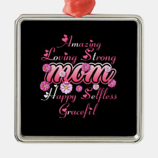 Phantastische Liebe Starke Mama Ornament Aus Metall