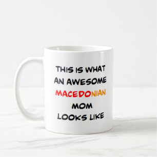 phantastische makedonische Mutter Kaffeetasse