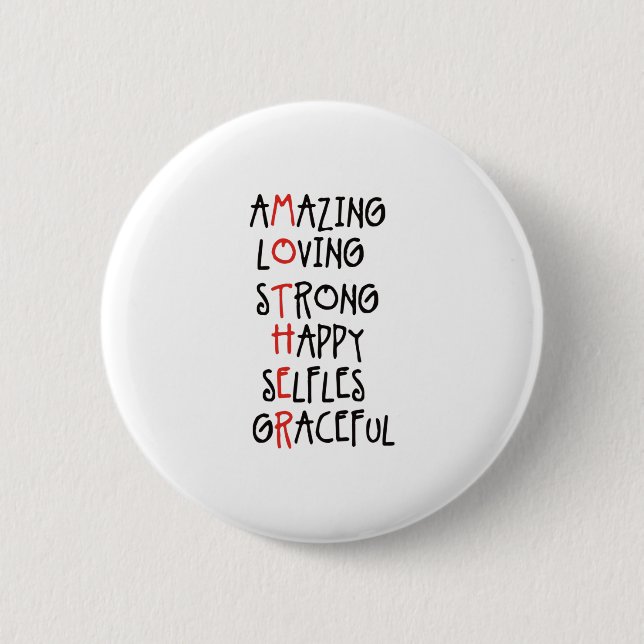Phantastische Mama Button (Vorderseite)