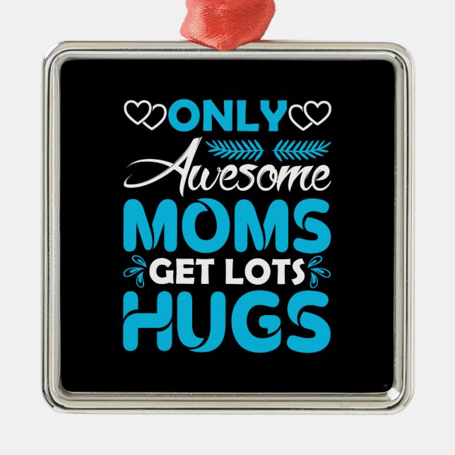 Phantastische Mama Ornament Aus Metall (Vorne)
