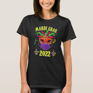 Phantastische Mardi Gras Maske und Gesichtsmaske F T-Shirt