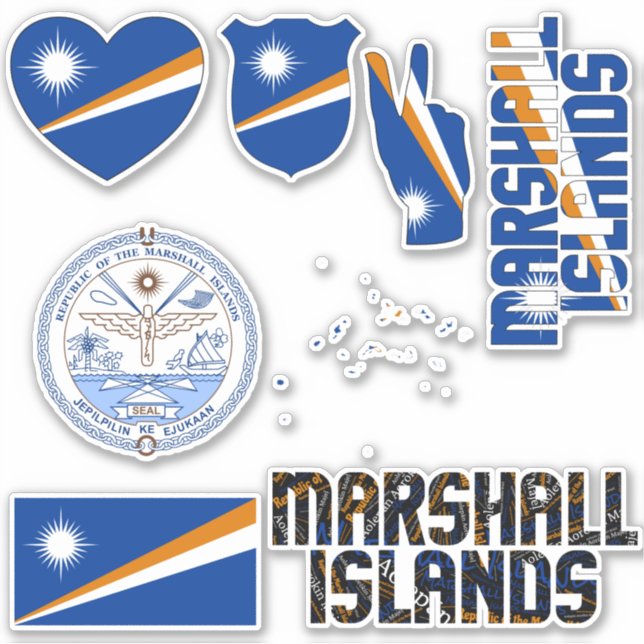Phantastische Marshallinseln Aufkleber (Vorderseite)