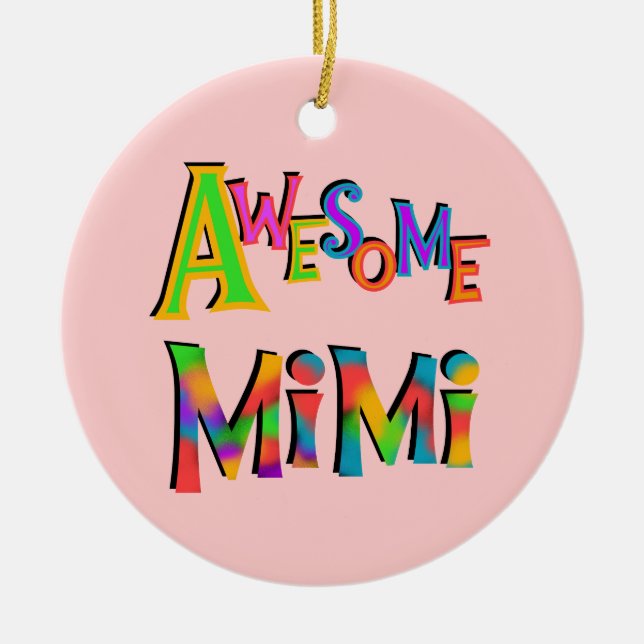 Phantastische Mimi-T - Shirt und Geschenke Keramik Ornament (Vorne)