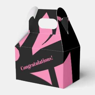 Phantastische Moderne Rosa / Schwarz Geschenkschachtel