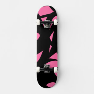 Phantastische Moderne Rosa / Schwarz Skateboard
