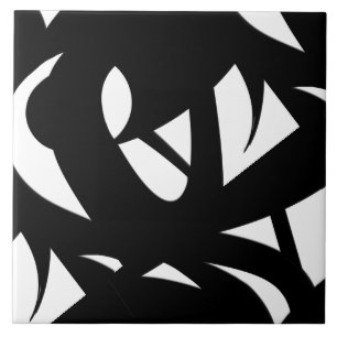 Phantastische Moderne Schwarz/Weiß Fliese