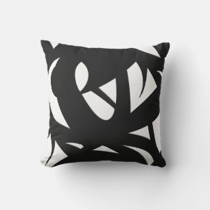 Phantastische Moderne Schwarz/Weiß Kissen