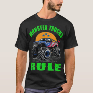 Phantastische Monster-LKWs regulieren lustige Yoga T-Shirt