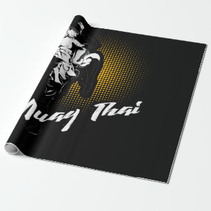 Phantastische Muay Thai Fists - Beängstigende Kamp Geschenkpapier