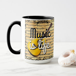 Phantastische Musik - Leben ist Musik Tasse