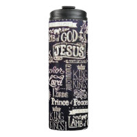 Phantastische Namen Jesu Christi Thermal Tumbler