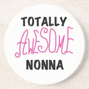 Phantastische Nonna Pink T - Shirt und Geschenke Getränkeuntersetzer