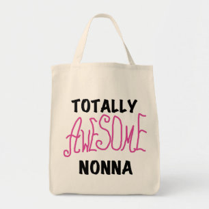 Phantastische Nonna Pink T - Shirt und Geschenke Tragetasche