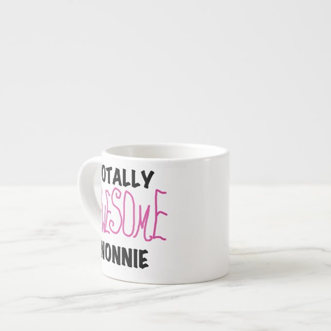 Phantastische Nonnie Pink Tshirts und Geschenke Espressotasse (Vorderseite Links)