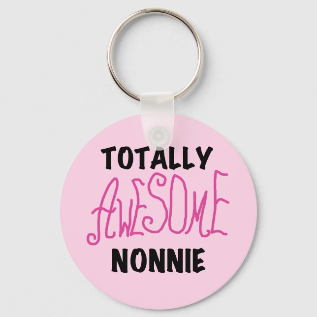 Phantastische Nonnie Pink Tshirts und Geschenke Schlüsselanhänger (Vorderseite)