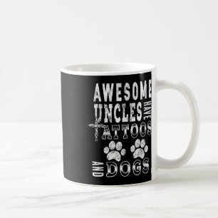 Phantastische Onkel haben Tattoos und Hunde Shirt Kaffeetasse