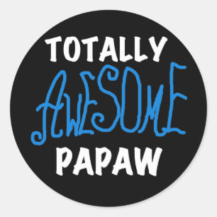 Phantastische Papaw-T - Shirt und Geschenke Runder Aufkleber