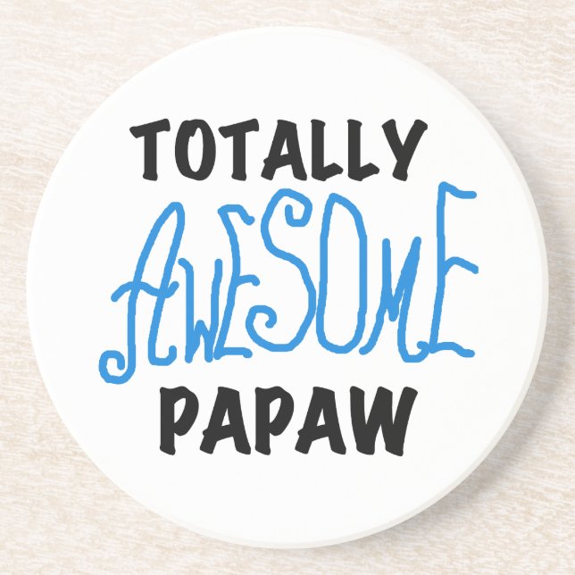 Phantastische Papaw-T - Shirt und Geschenke Sandstein Untersetzer (Vorne)