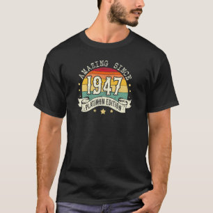 Phantastische Platinum Edition Geboren 1947 T-Shirt