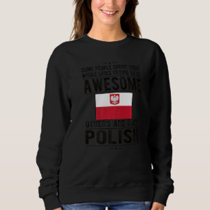 Phantastische polnische Flagge Polen Polnische Wur Sweatshirt