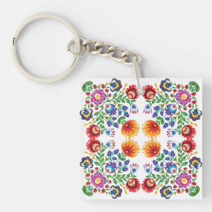 🤩 Phantastische polnische Folk Wycinanki Schlüsselanhänger