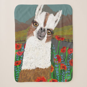 Phantastische Poppies und Mama Llama Sherpadecke