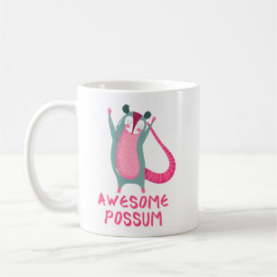 Phantastische Possum niedlich Opossum Kaffeetasse
