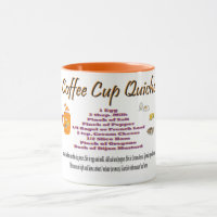 Phantastische Quiche Fab Funny Recipe Tasse
