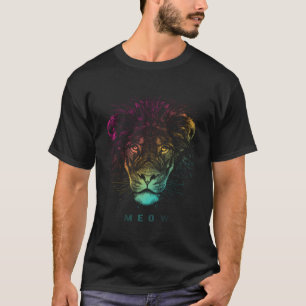Phantastische Realistische Handgezeichnete Löwe - T-Shirt