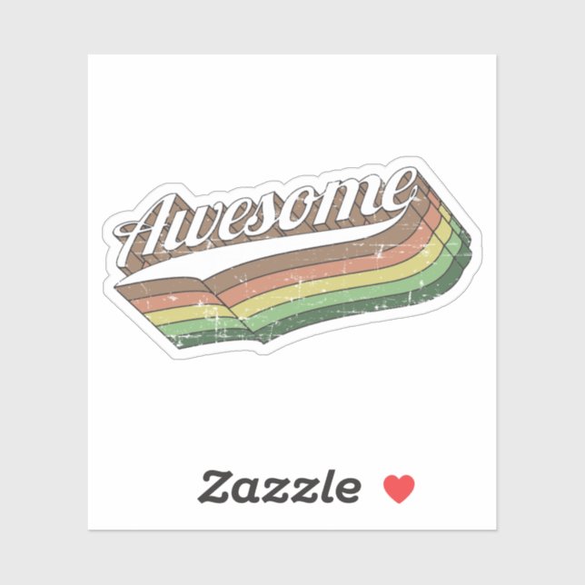 Phantastische Retro Aufkleber (Blatt)