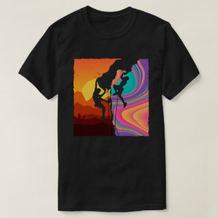 Phantastische Retro Wand Klettergarten  T-Shirt