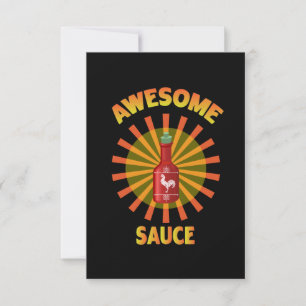 Phantastische Sauce Valentine Note Card Einladung