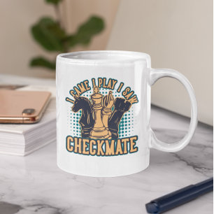 Phantastische Schachmatte Schachfiguren Kaffeetasse